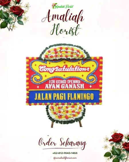 Sewa Papan Bunga Bamban